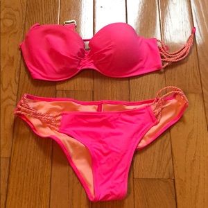Hot pink Victoria secret bathing suit
